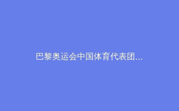 巴黎奥运会中国体育代表团：金牌背后的故事与未来展望